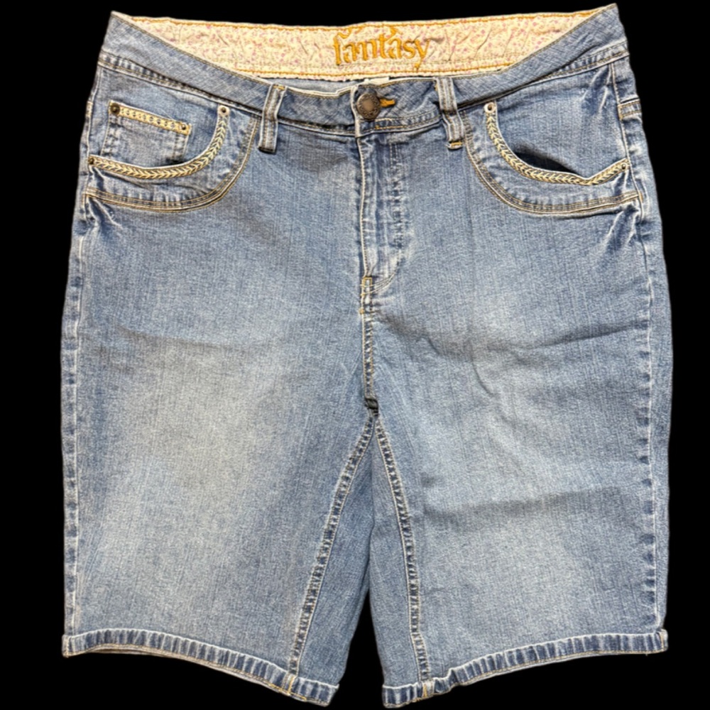Women's Blue Denim Shorts